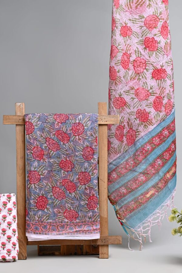 Premium Ethnic Handcrafted Kota Doria Suit