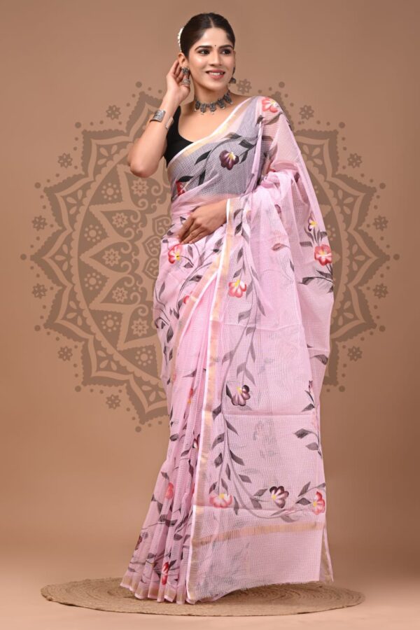 Daily Wear Kota Doria Cotton Saree