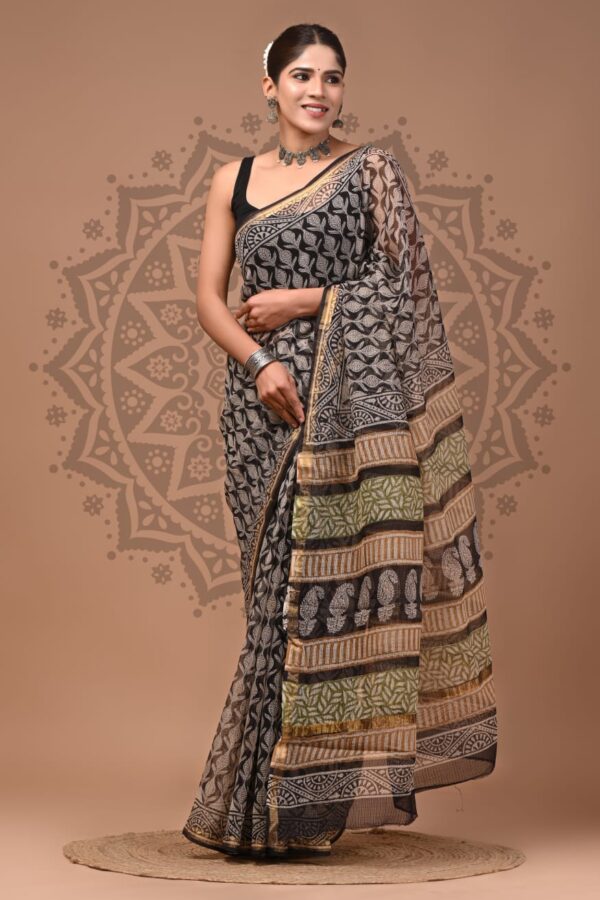 Pure Cotton Kota Doria Saree