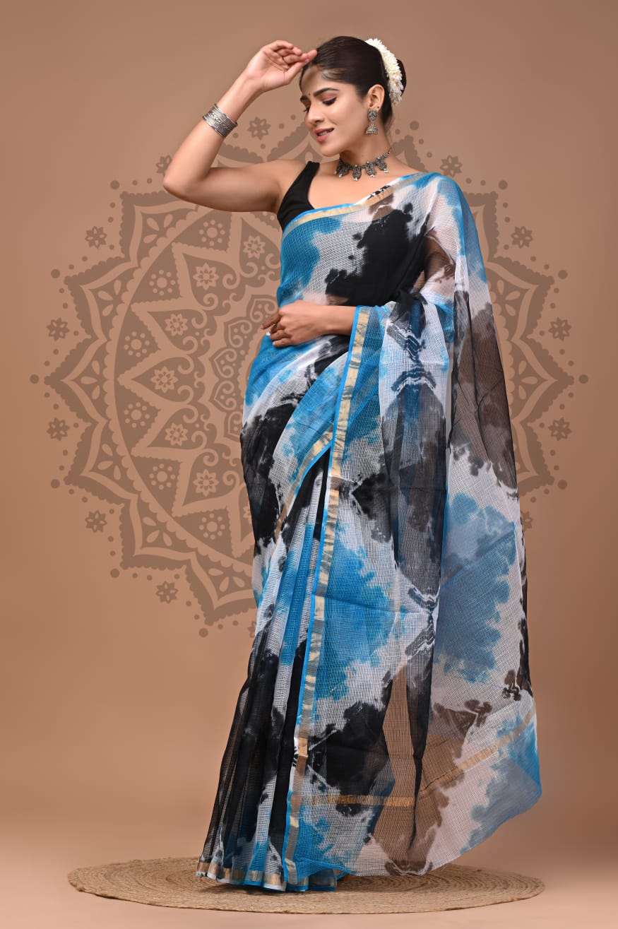 Handcrafted Kota Doria Cotton Saree