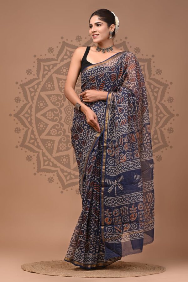 Pure Cotton Kota Doria Saree