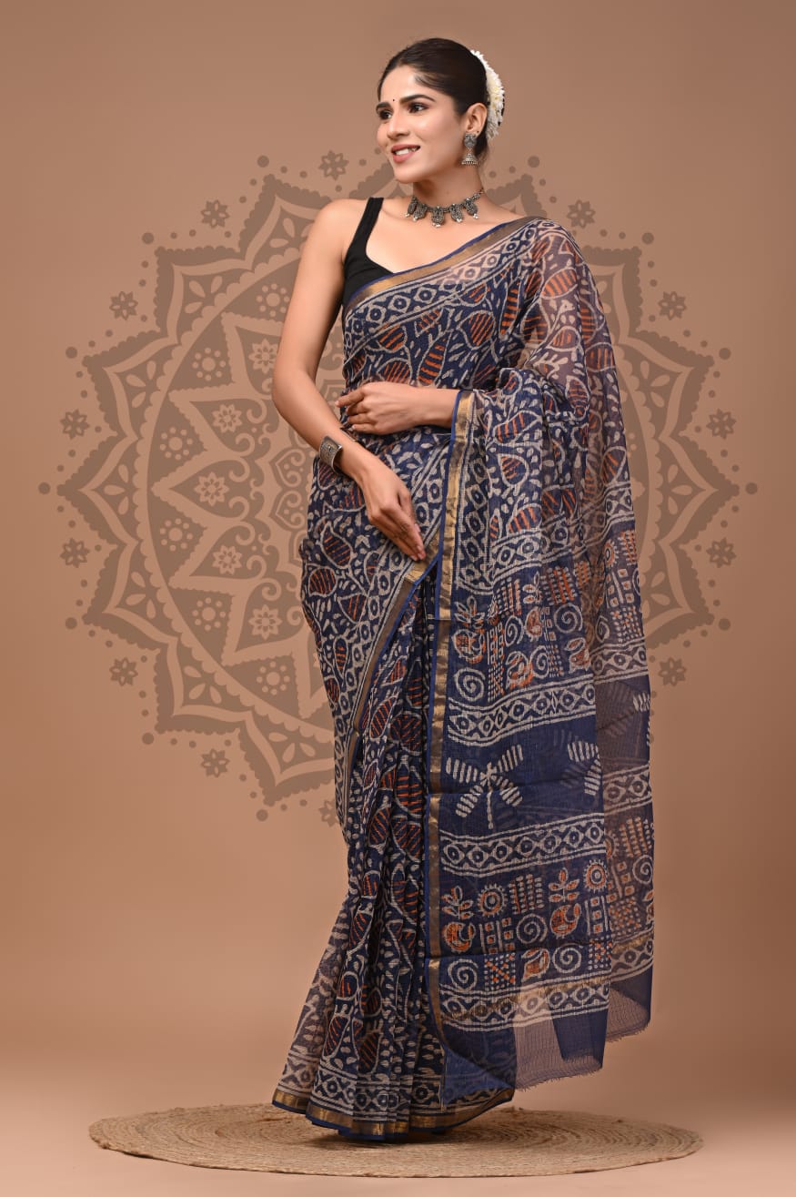 Pure Cotton Kota Doria Saree