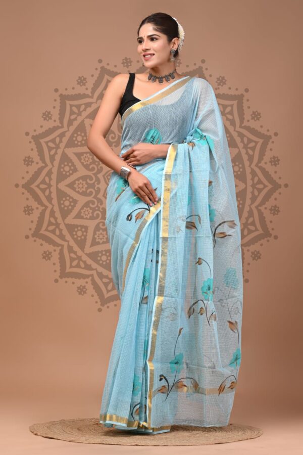 Artisan Made Kota Doria Saree