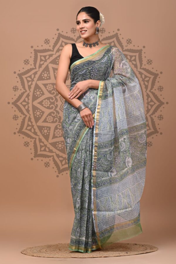 Artisan Made Kota Doria Saree