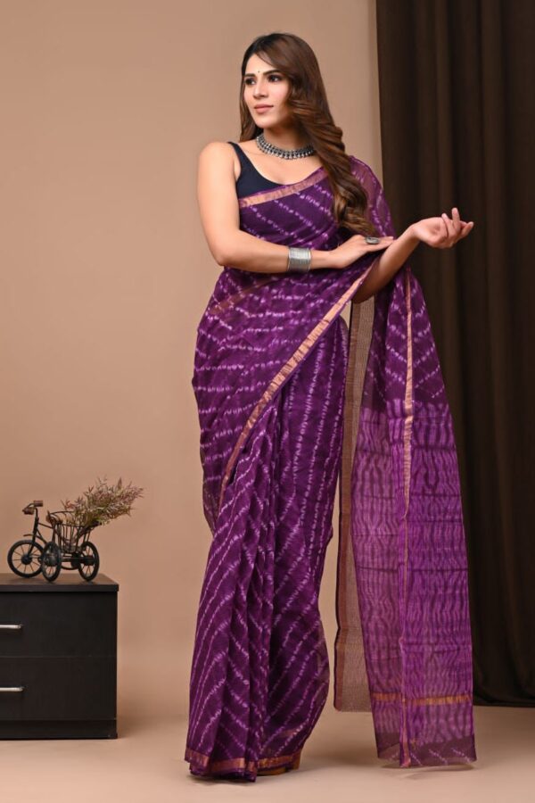 Artisan Made Kota Doria Saree