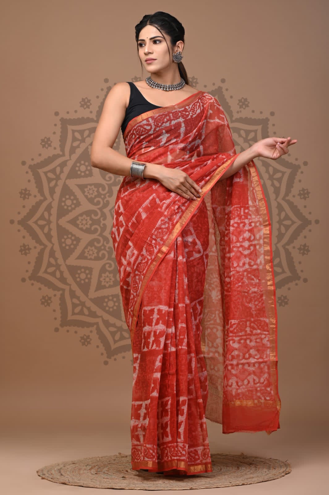Pure Cotton Kota Doria Saree