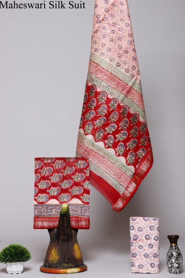 Authentic Indian Maheshwari Silk Suit