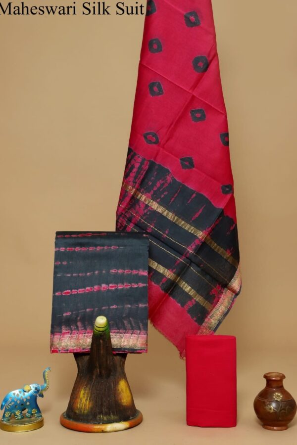 Heritage Weave Maheshwari Silk Dress