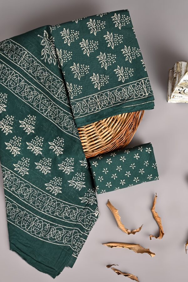 Pure Cotton Dress Material with Cotton Dupatta