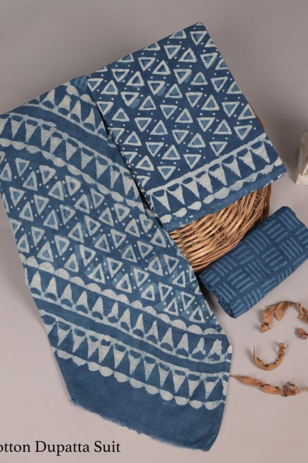 Premium Hand Block Printed Cotton Suit