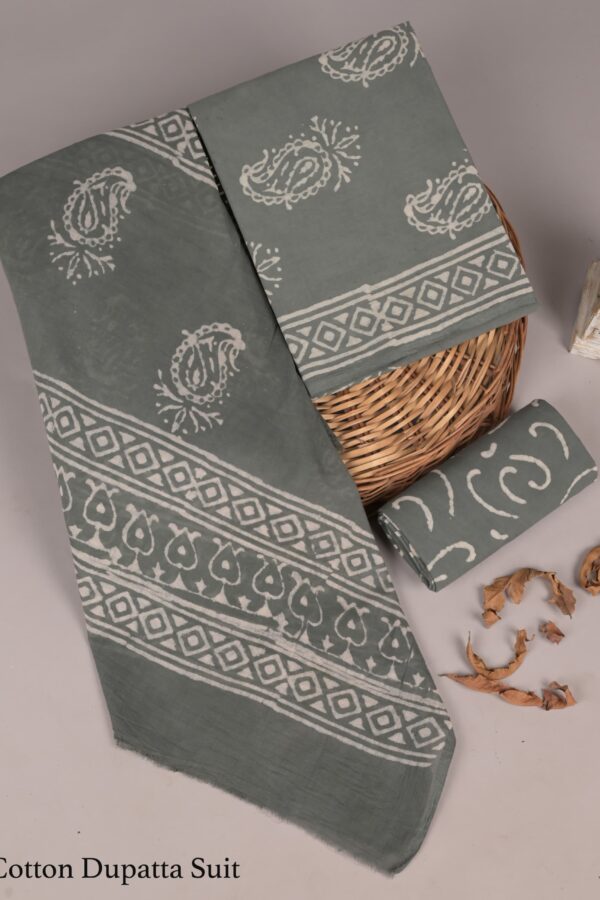 Heritage Craft Cotton Suit with Dupatta