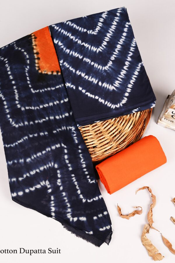 Traditional Craft Cotton Suit with Dupatta