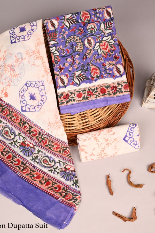 Artisan Cotton Suit with Dupatta