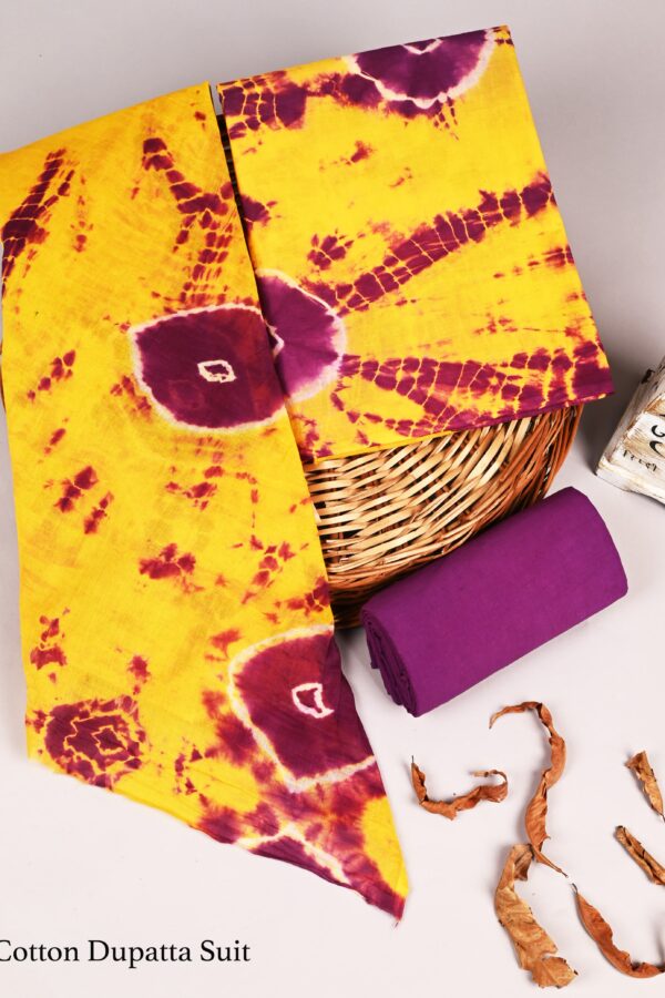 Handcrafted Cotton Suit with Cotton Dupatta