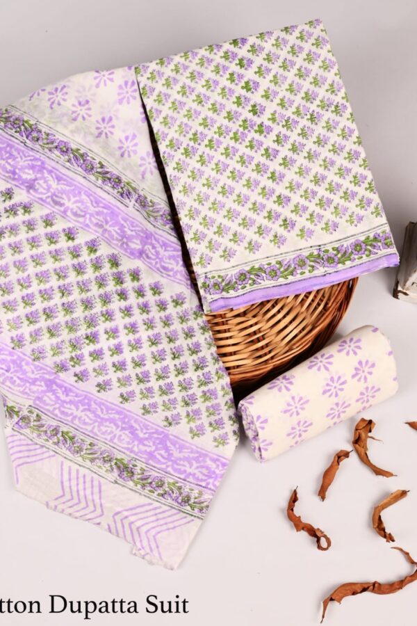 Comfortable Daily Wear Cotton Suit with Dupatta