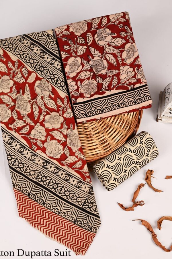 Artisan Crafted Hand Block Printed Cotton Suit