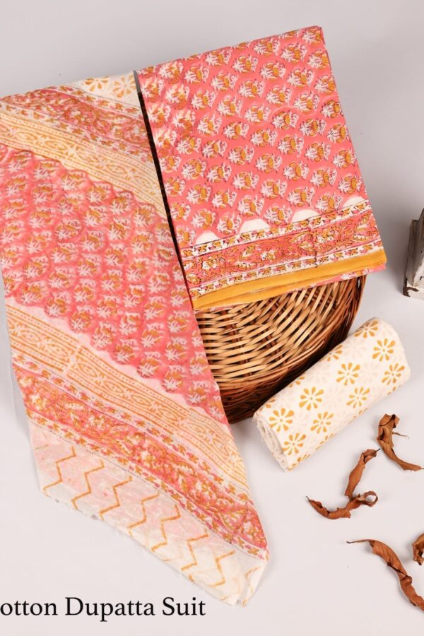 Traditional Craft Hand Block Printed Cotton Suit