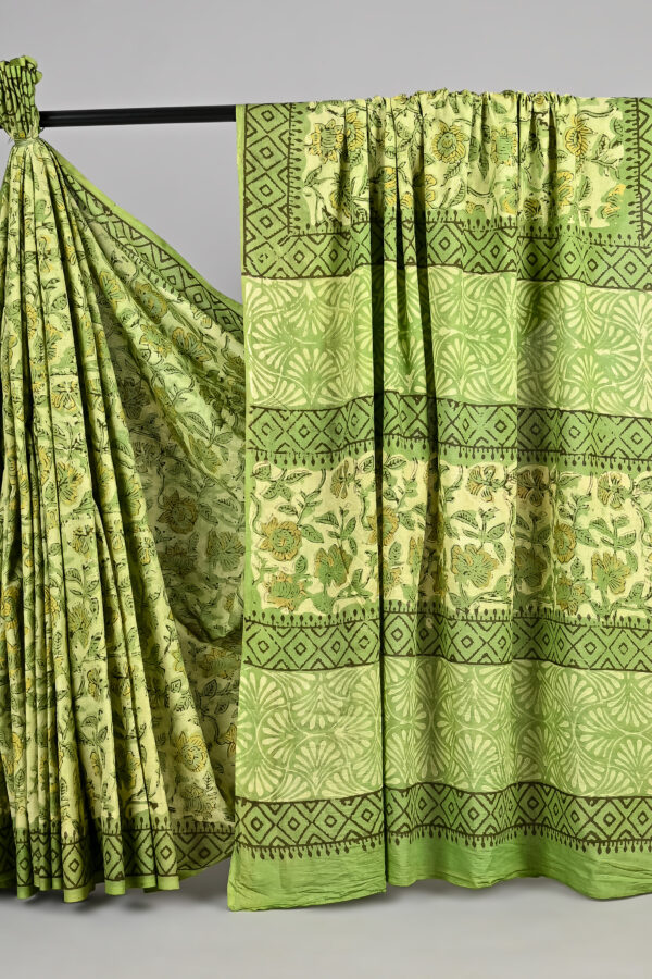 Bagru Jahota Print Soft Cotton Saree