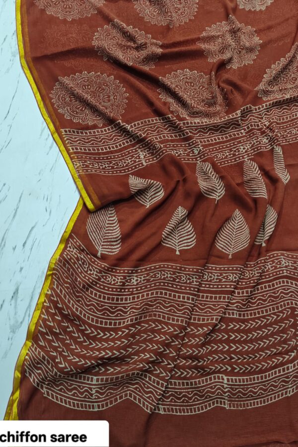 Artisan Inspired Chiffon Saree