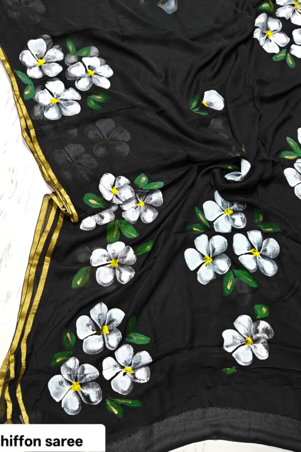 Vintage Chiffon Drape Saree