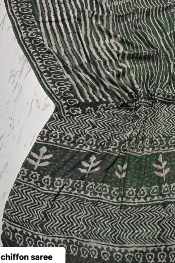 Traditional Artisan Print Saree