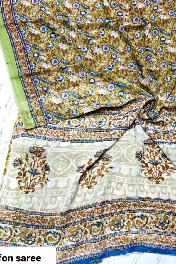 Timeless Heritage Chiffon Saree