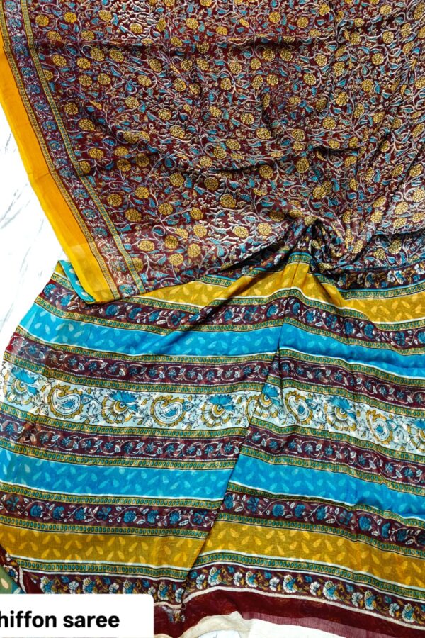 Vintage Hand Block Saree