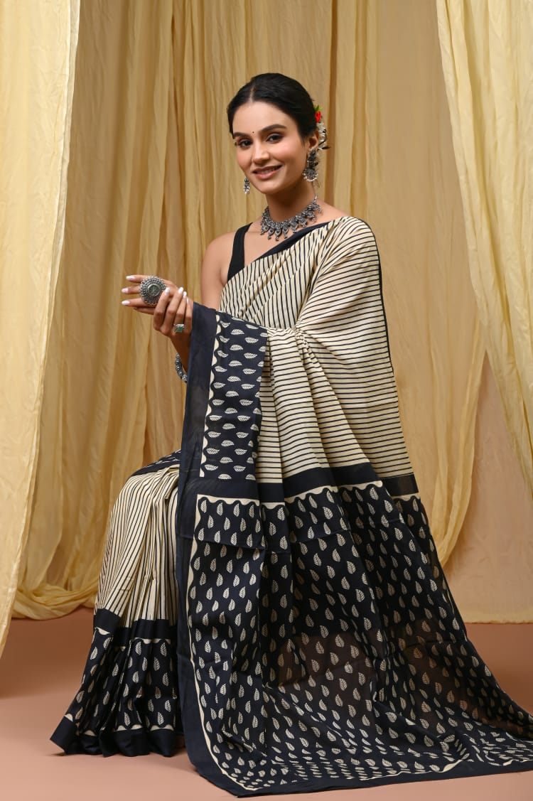 Bagru Craft Inspired Saree