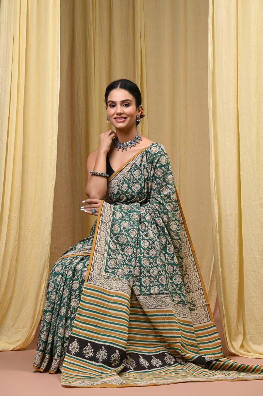 Fine Heritage Floral Saree