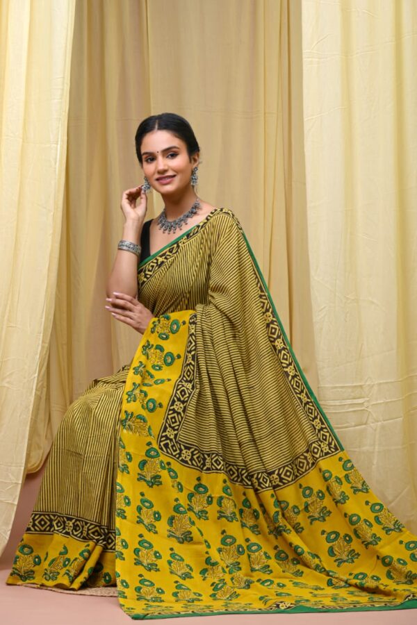 Premium Artisan Floral Saree