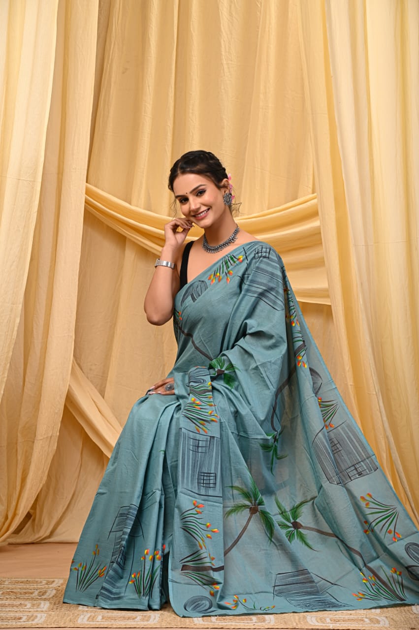 Elegant Traditional Cotton Saree