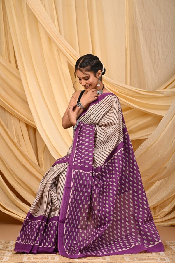Classic Bagru Printed Saree