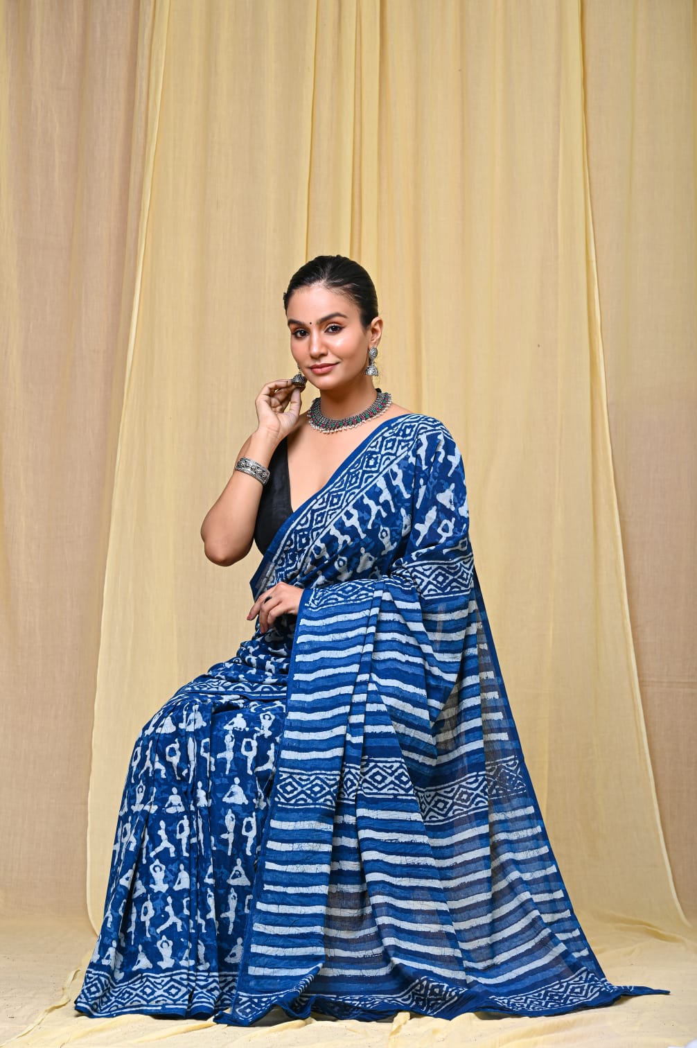 Heritage Inspired Bagru Saree