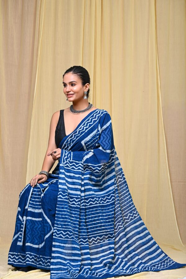 Classic Floral Cotton Saree