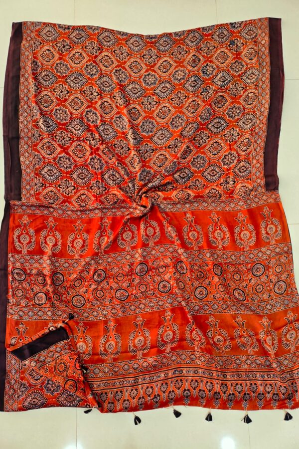 Premium Hand Block Printed Saree