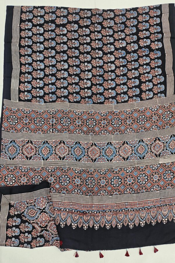 Bagru Hand Block Printed Saree