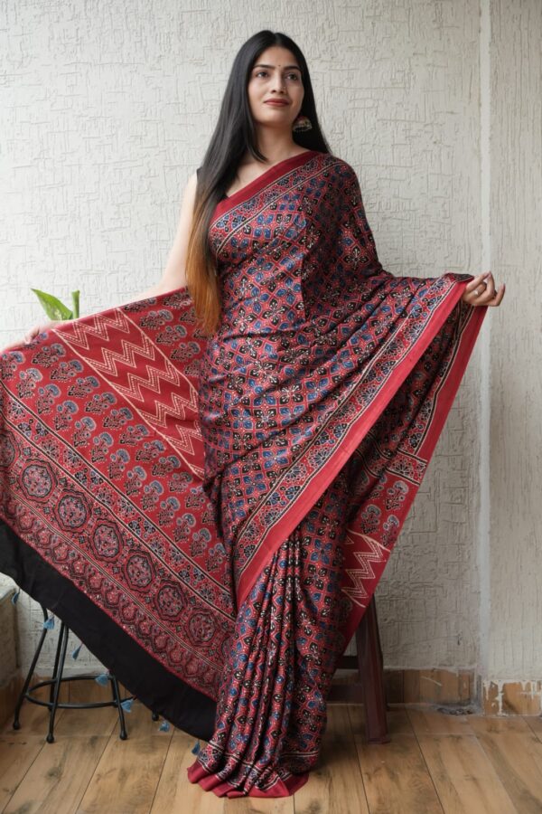 Premium Printed Modal Silk Saree