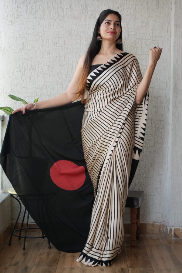 Handcrafted Designer Modal Silk Saree