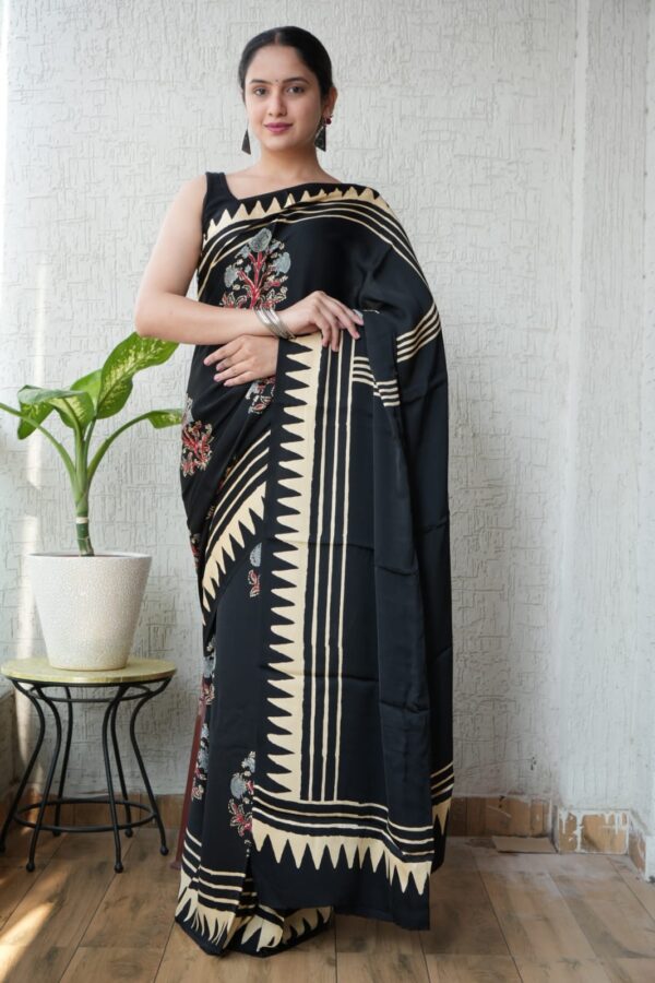 Luxury Hand Block Saree
