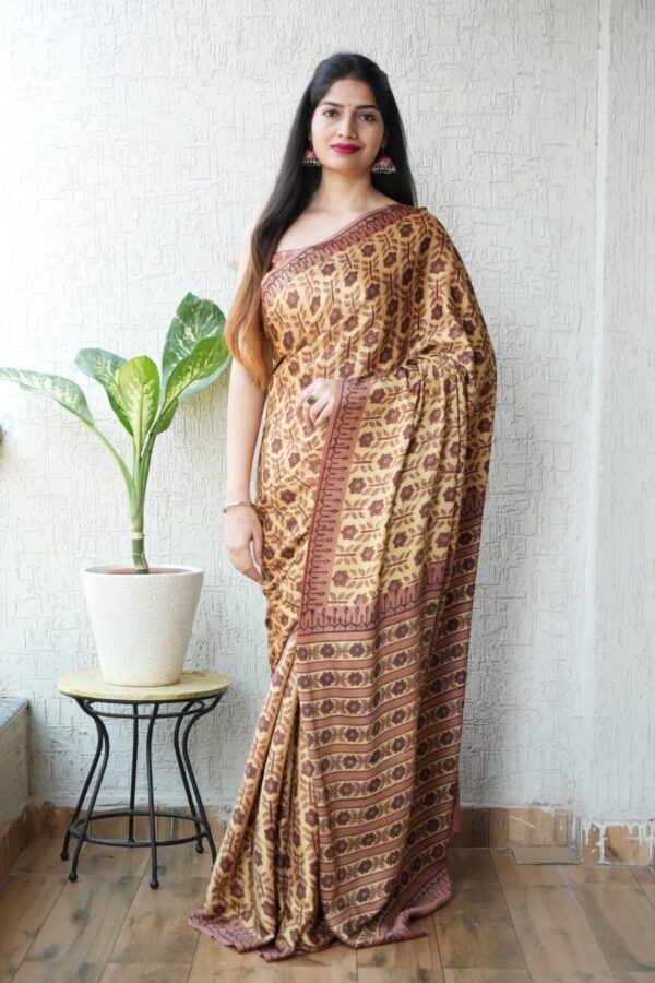 Designer Ethnic Modal Silk Saree