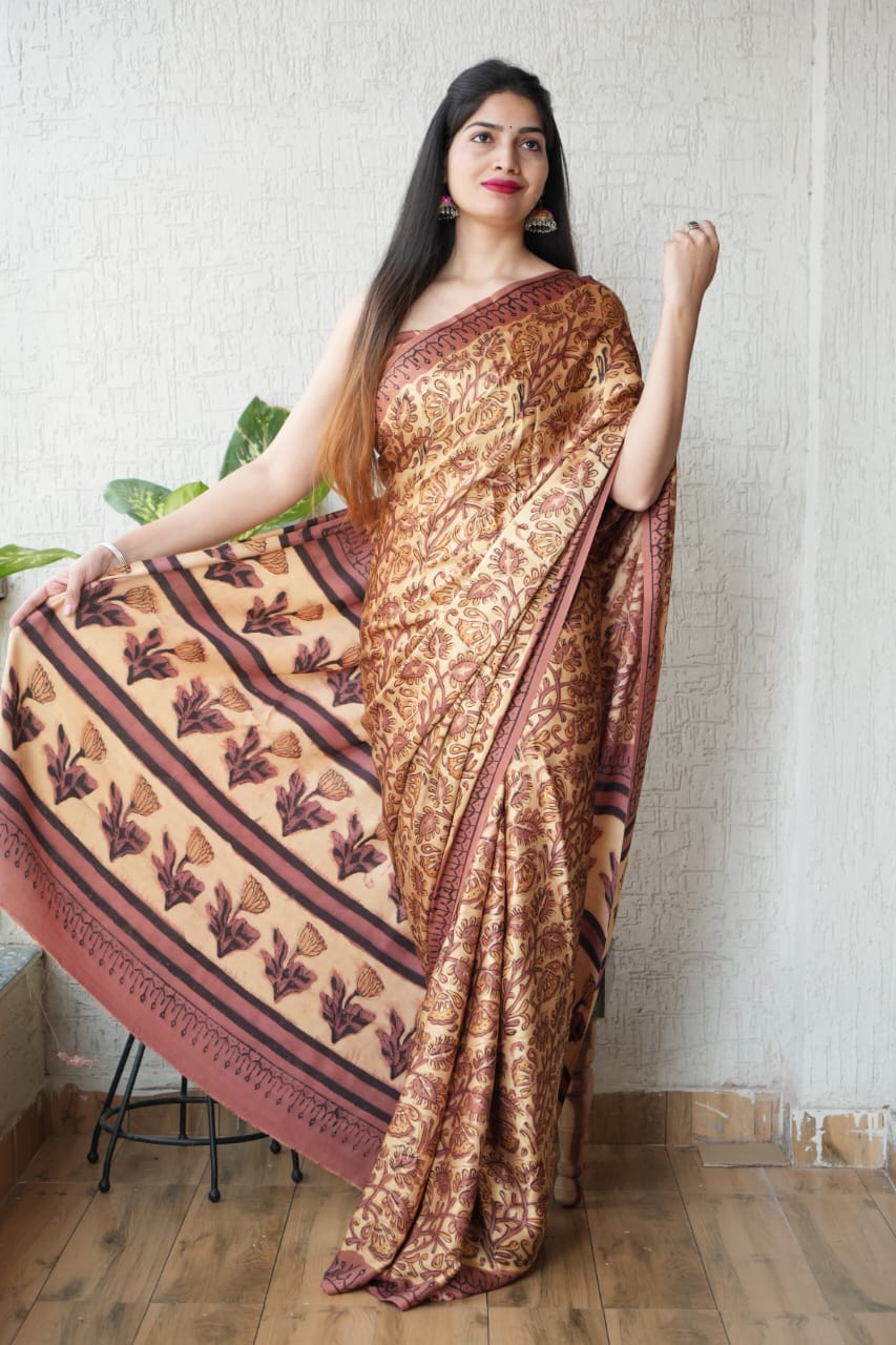 Soft Flow Modal Silk Saree