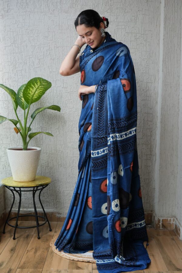Traditional Craft Modal Silk Saree