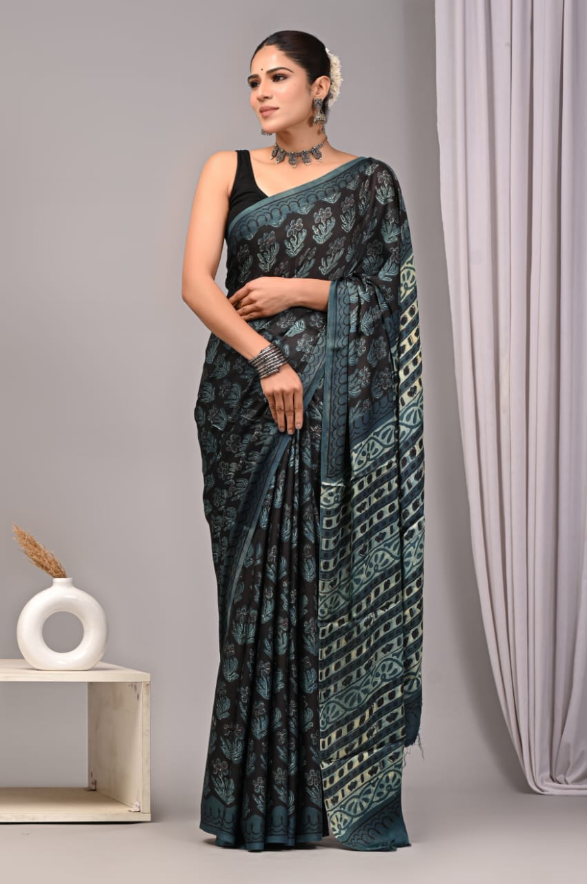 Classic Handcrafted Modal Saree
