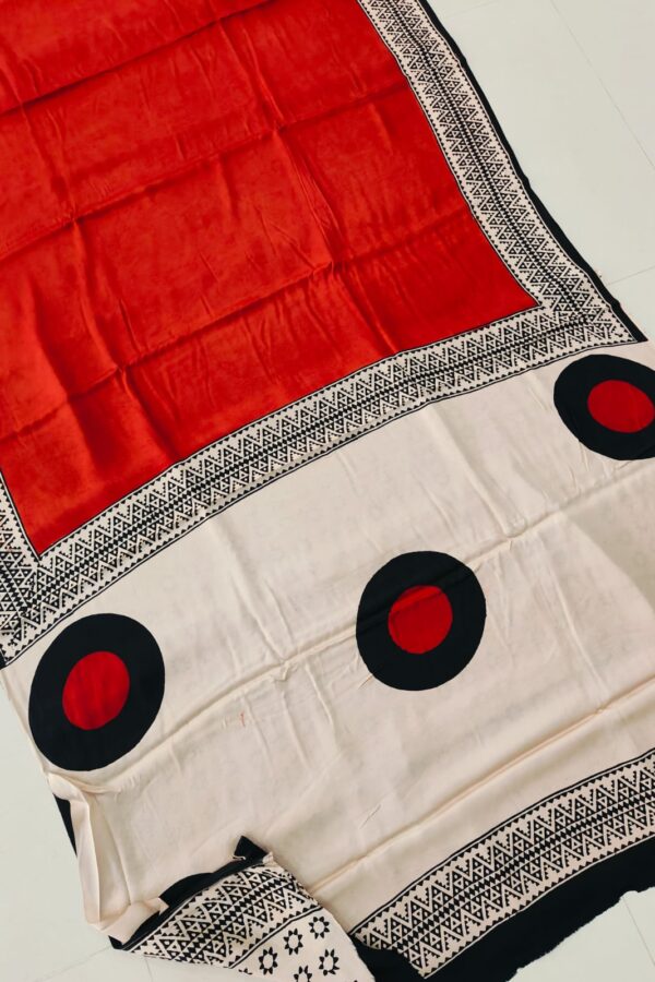 Artisan Printed Modal Silk Saree