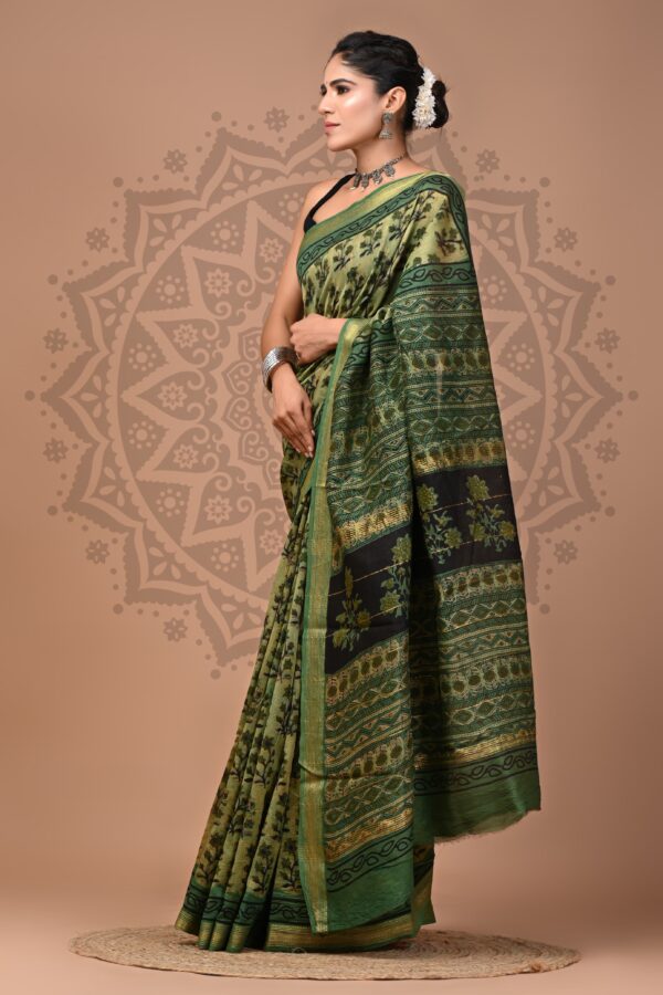 Maheshwari Silk Ajrakh Saree26