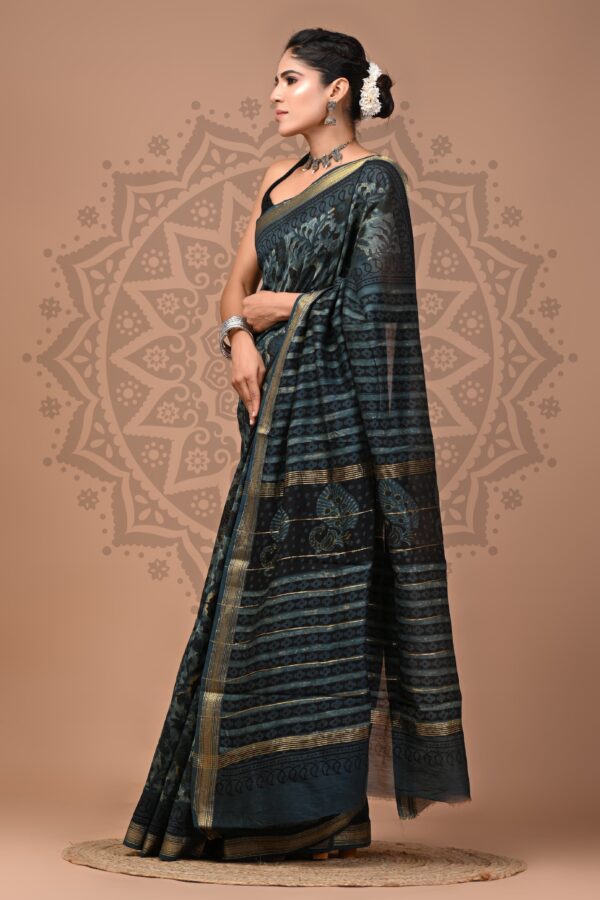 Maheshwari Silk Ajrakh Saree6