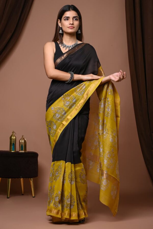 Soft Texture Maheshwari Silk Saree