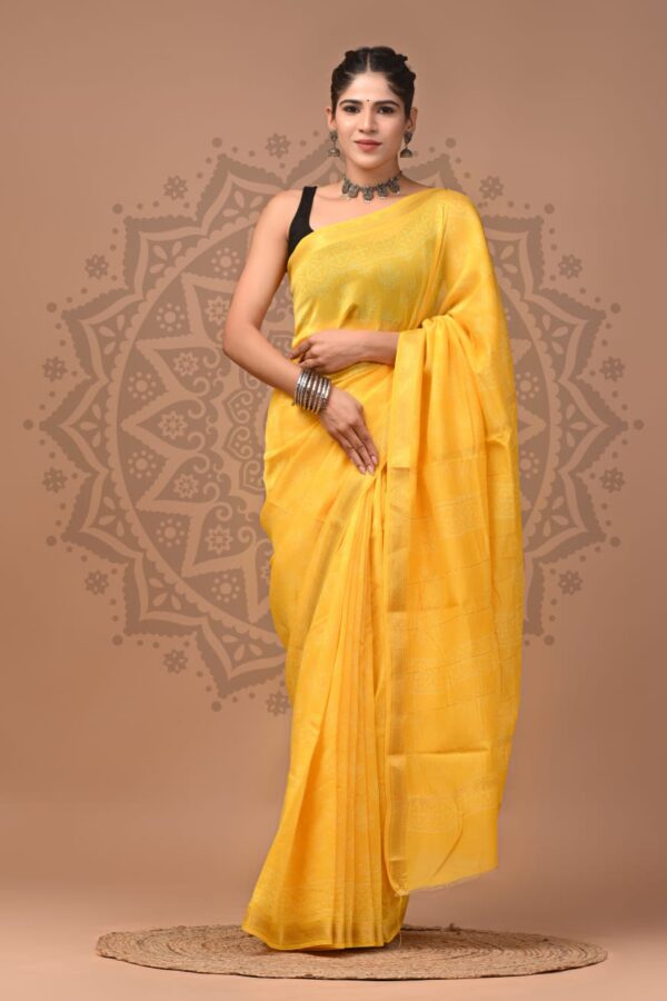 Authentic Maheshwari Silk Saree