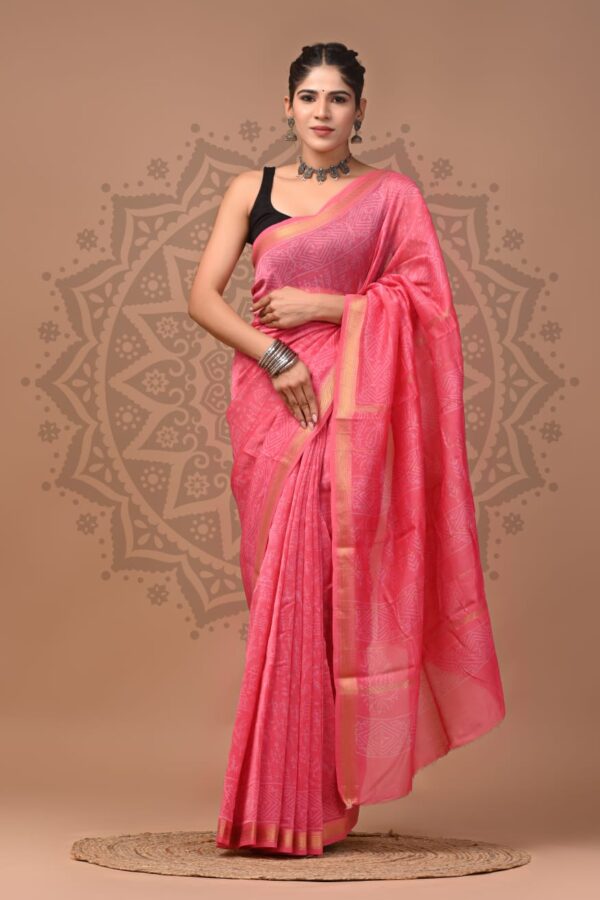 Premium Maheshwari Silk Saree