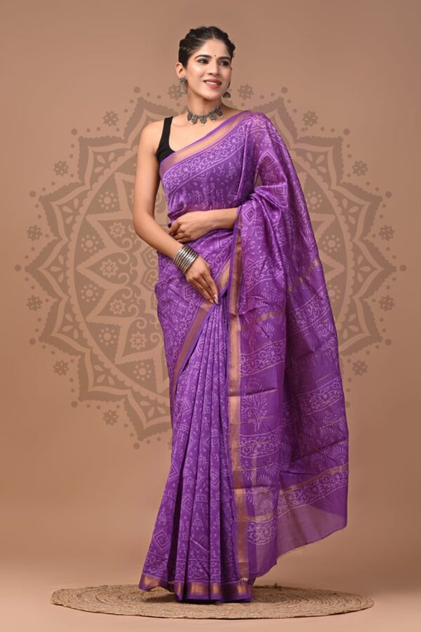 Graceful Maheshwari Silk Saree